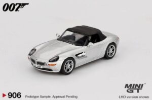 MINI GT 00906-007C 1/64 BMW Z8 JAMES BOND THE WORLD IS NOT ENOUGH CHINESE EDITION