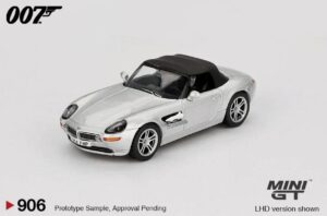 Mini GT 00906-007E 1:64 BMW Z8 James Bond The World Is Not Enough LHD English Version
