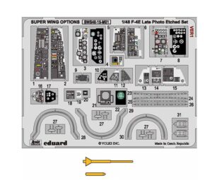 ZOUKEI MURA SWS48-15-M01 F-4E Late Photo-Etched Set