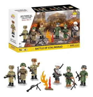 COBI 2061 Battle of Stalingrad figures 76 Bricks 6 mini figures