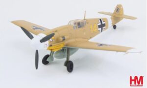 HOBBY MASTER HA8766 1/48 BF 109F-4 "MARSEILLE" YELLOW 14 3/JG27