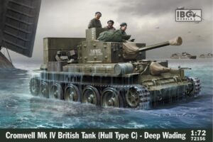 IBG Models 72156 1:72 Cromwell Mk IV British Tank (Hull type C) - Deep Wading Overlord
