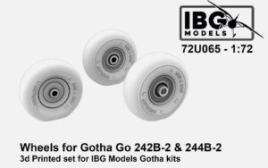 IBG Models 72U065 1:72 Wheels for Gotha Go-242B-2 & Go-244B-2