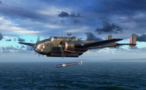 ICM 48353 1/48 HP.52 Hampden TB MK 1 WW2 British Torpedo Bomber