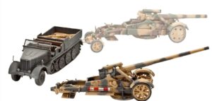 Revell NEW 03371 1/72 German Sd.Kfz.9 Famo & 21cm Mortar 18/17cm Canon 18 Model Kit
