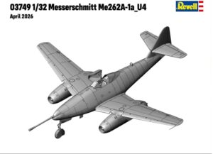 Revell NEW 03749 1/32 Messerschmitt Me 262A-1a/U4