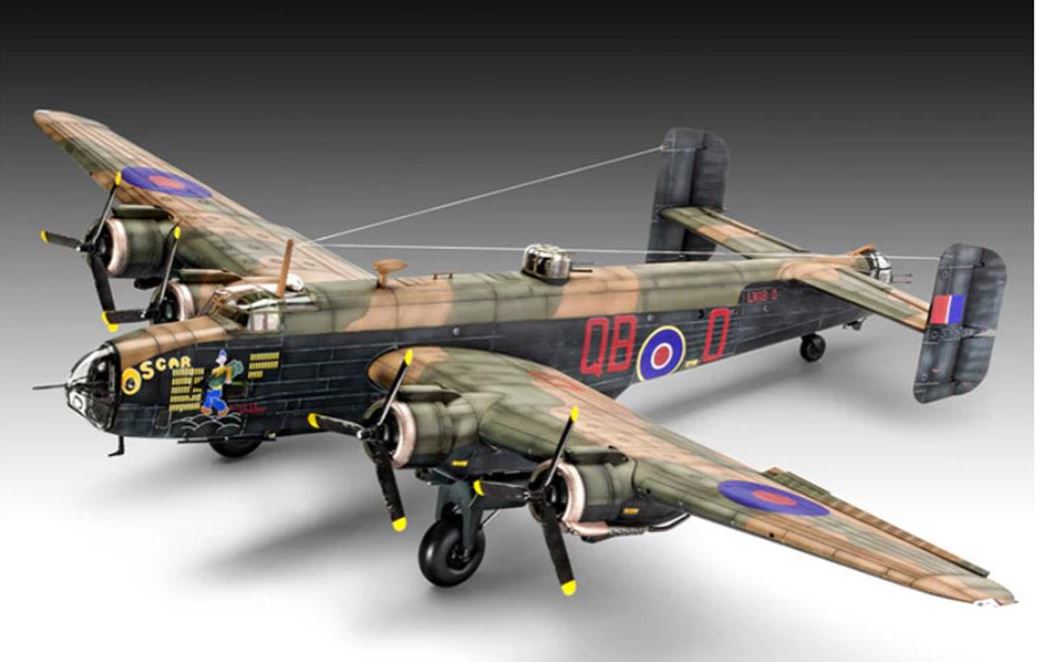 REVELL NEW 03756 1/72 Handley Page Halifax B Mk.III with Friday the 13th Markings