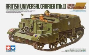 Tamiya 35249 1:35th scale British Universal Carrier Mk.II Forced Reconnaissance