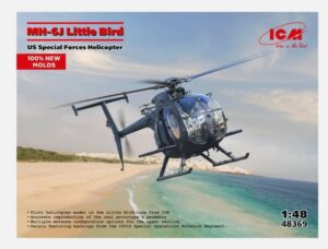 ICM 48369 1/48 MH-6J Little Bird US Special Forces Helicopter Model Kit