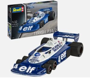 Revell 07741 1/32  Tyrrell P34/2 6-Wheeler F1 Car EX Matchbox Model Kit