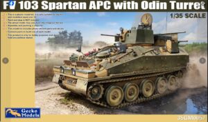 GECKO 36GM0057 CORE RANGE 1/35 scale British Army FV 103 Spartan APC with Odin Turret...