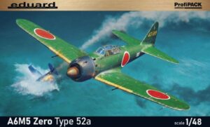 Eduard 82216 1:48th scale Mitsubishi A6M5 Zero Type 52a ProfiPACK Edition