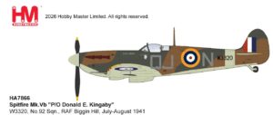 HOBBY MASTER HA7866 1/48 Spitfire VB Flight Sergeant Donald E Kingaby 92 Sqn Fighter Sweeps 1941