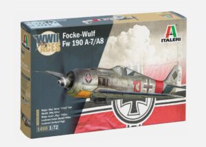 Italeri 1490 1/72 Focke Wulf 190 A-7/A-8 Aces, Plastic Model Kit