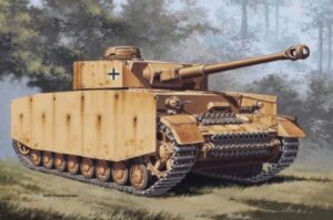 Italeri 7007 1/72 Panzer Kpfw IV Ausf H German WWII Plastic Model Kit Box.