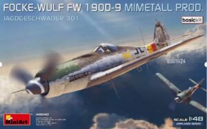 MINIART 48040 1/48 FOCKE-WULF FW 190D-9. MIMETALL PROD PLASTIC Model Kit