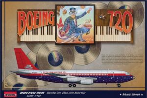 Roden 315 1/144 US 1974 Boeing 720 'The Starship' Elton John  Model Kit