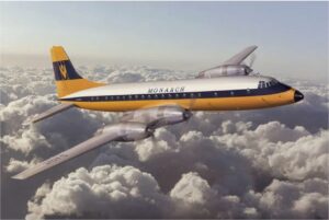 Roden 323 1:144th scale Bristol 175 Britannia Monarch Airlines