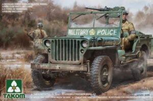 TAKOM 2207JEEP 1/35 US Army 1/4 Ton Utility Truck ( Jeep ) Plain Box
