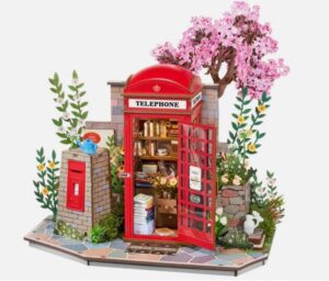 Robotime Rolife Blossom Book Telephone Box DIY Kit TGS05