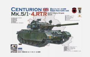 AFV Club 35328 1/35 Centurion Mk 5/1 Tank 4 RTR Berlin Infantry Brigade BAOR