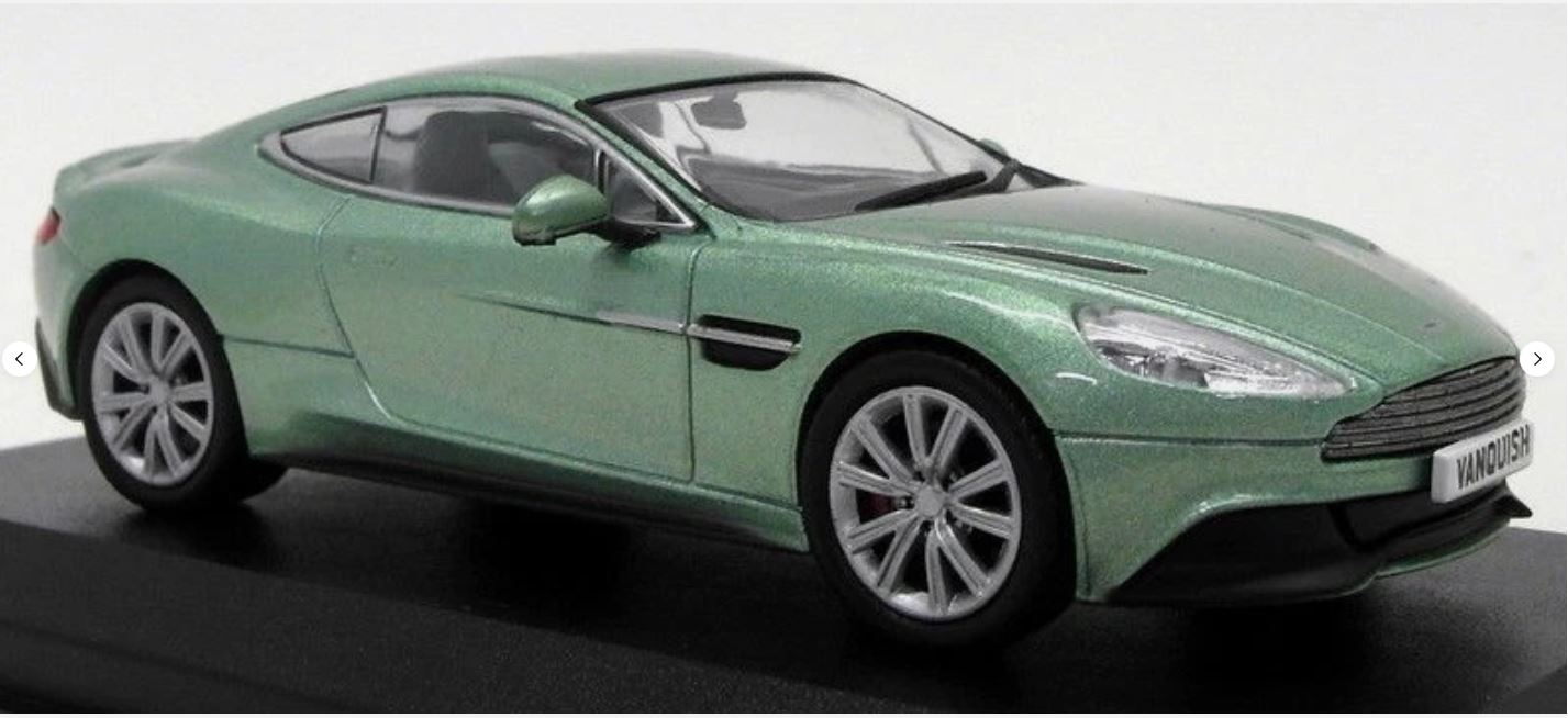 Oxford Diecast AMV001 1/43 Aston Martin Vanquish Coupe Appletree Green