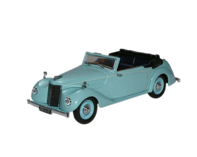 Oxford Diecast ASH003 1/43 Turquoise Armstrong Siddeley Hurricane Open