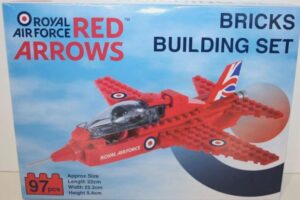 RAF Royal Air Force 40619 - Red Arrows Bricks Building Set - 97 Pcs