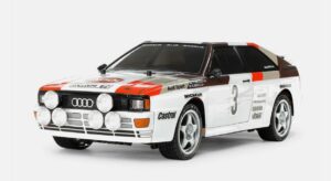 Tamiya RC 58667 1/10 Audi Quattro A2 Rally Car (TT-02) Model Kit