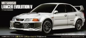 Tamiya 58713 Mitsubishi Lancer Evo V (TT-02) 1:10 RC Car Assembly Kit (WITH ESC