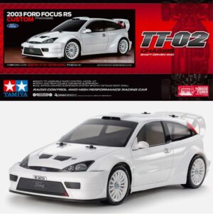 Tamiya RC 58724 1/10 2003 Ford Focus RS Custom (TT-02) 1:10 RC Car Assembly Kit