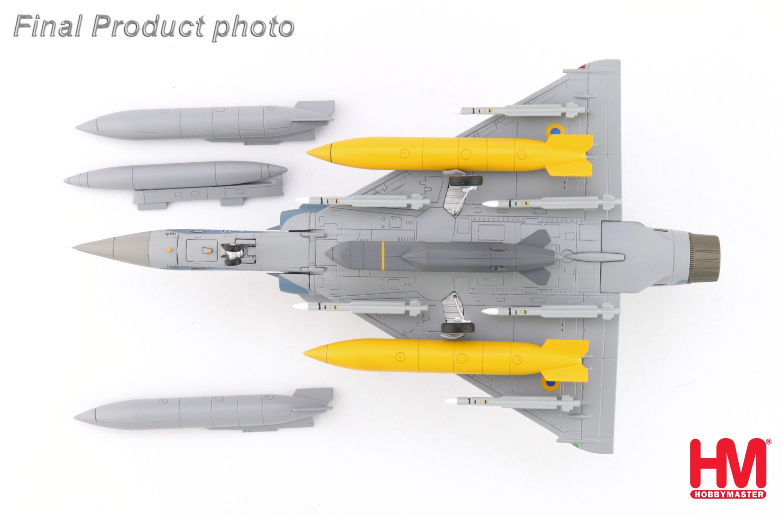 HOBBY MASTER 1/72 MIRAGE 2000 5F UKRANIAN AIR FORCE 2025 WITH NO 1 AND 2 PLANES DECAL - Image 2