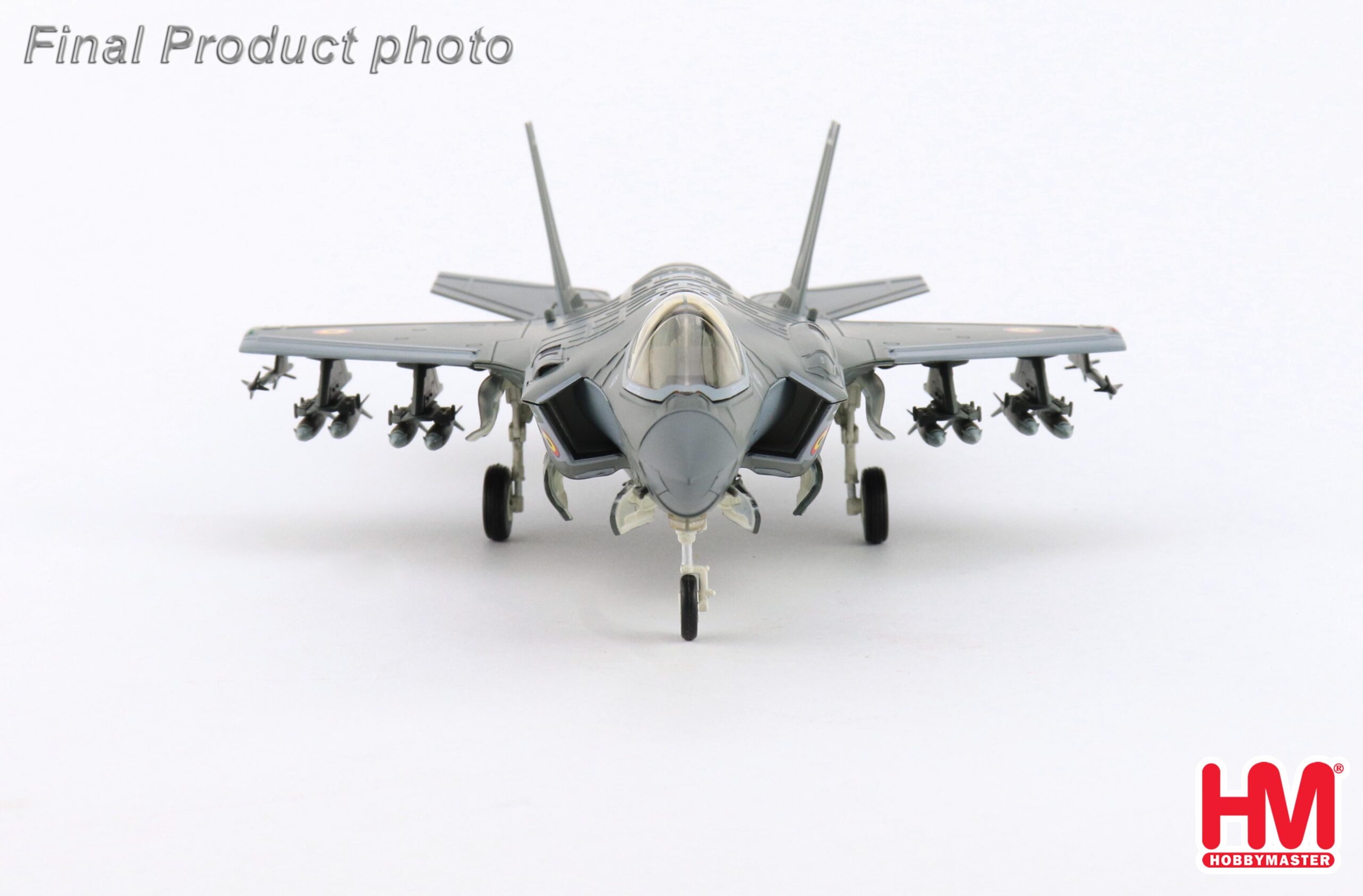 HOBBY MASTER 1/72 F 35A LIGHTNING II BELGIUM AIR FORCE FLORENNES AB 13 OCTOBER 2025 WITH 2 X B61 NUCLEAR BOMB - Image 3