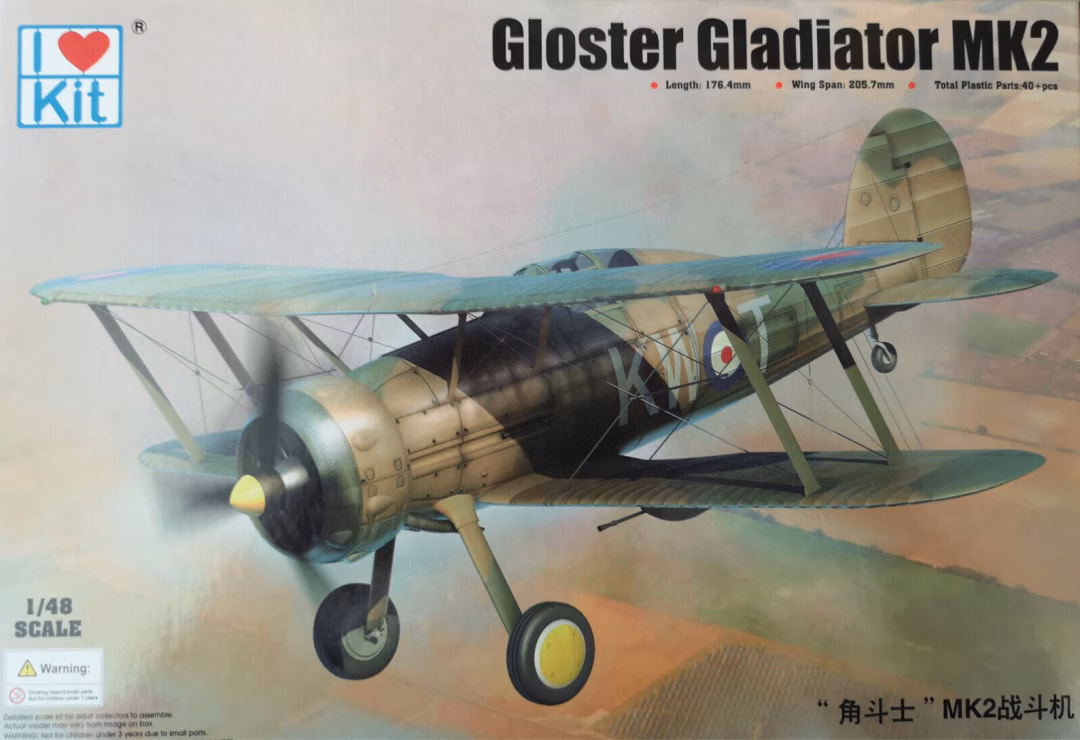 I LOVE KITS ILK64804 1/48 GLOSTER GLADIATOR MK 2