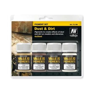 VALLEJO VAL73190 PIGMENT SET DUST AND DIRT
