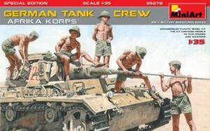 MINIART MIN35278 1/35 GERMAN TANK CREW AFRIKA KORP SPECIAL EDITION
