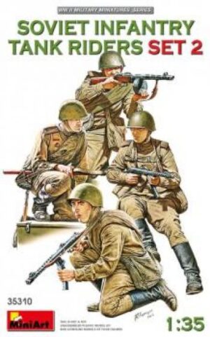MINIART MIN35310 1/35 SOVIET INFANTRY TANK RIDERS VOL 2