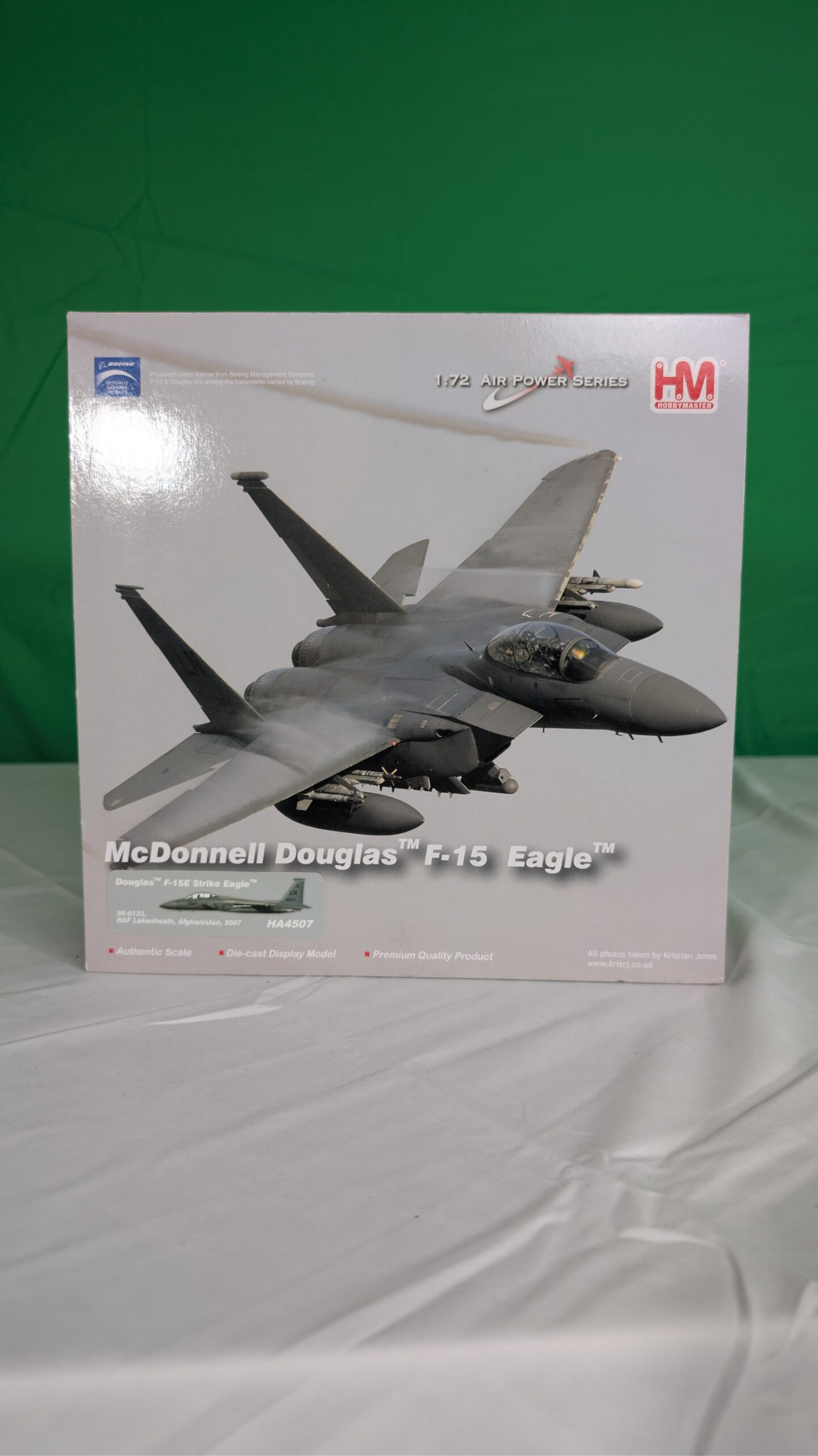 HOBBYMASTER 1/72 HA4507 Douglas F-15E Strike Eagle 98-0133, RAF Lakenheath, Afghanistan, 2007