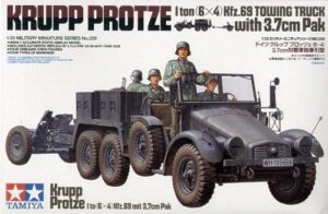 TAMIYA TAM35259 1/35 KRUPP TOWING TRUCK WITH 37MM PAK